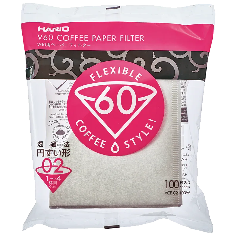 Hario – V60 Filterpapier Wit, 02, 100st.