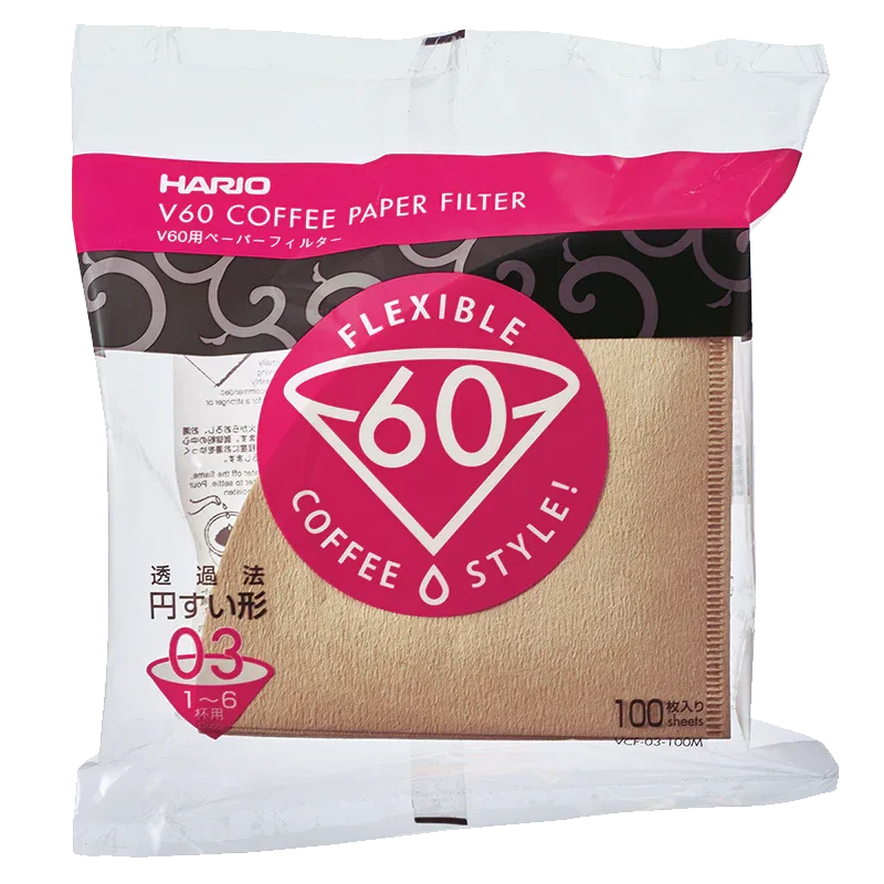 Hario – V60 Filterpapier Natural, 03, 100st.