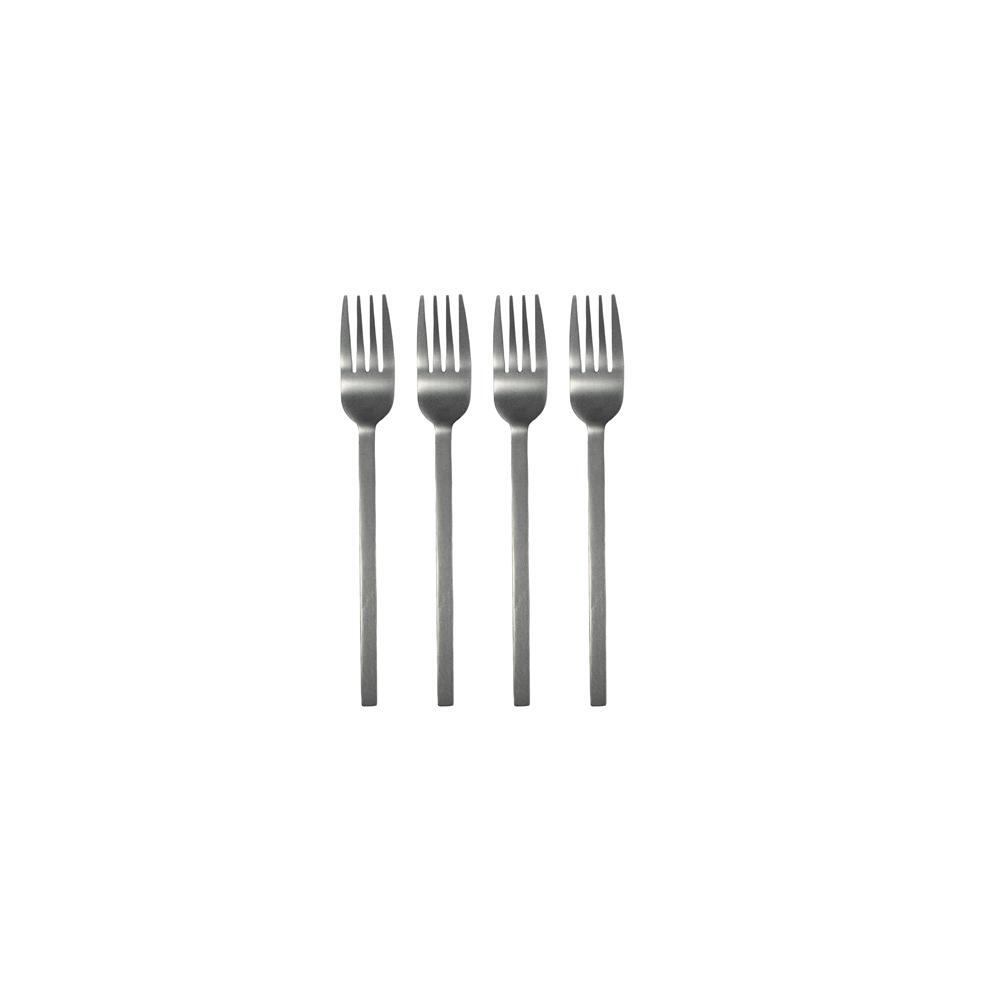 LEEFF, vorkjes zilver Charlot, set van 4