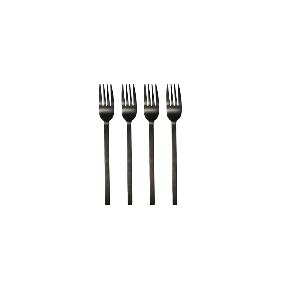 LEEFF, vorkjes zwart Charlot, set van 4