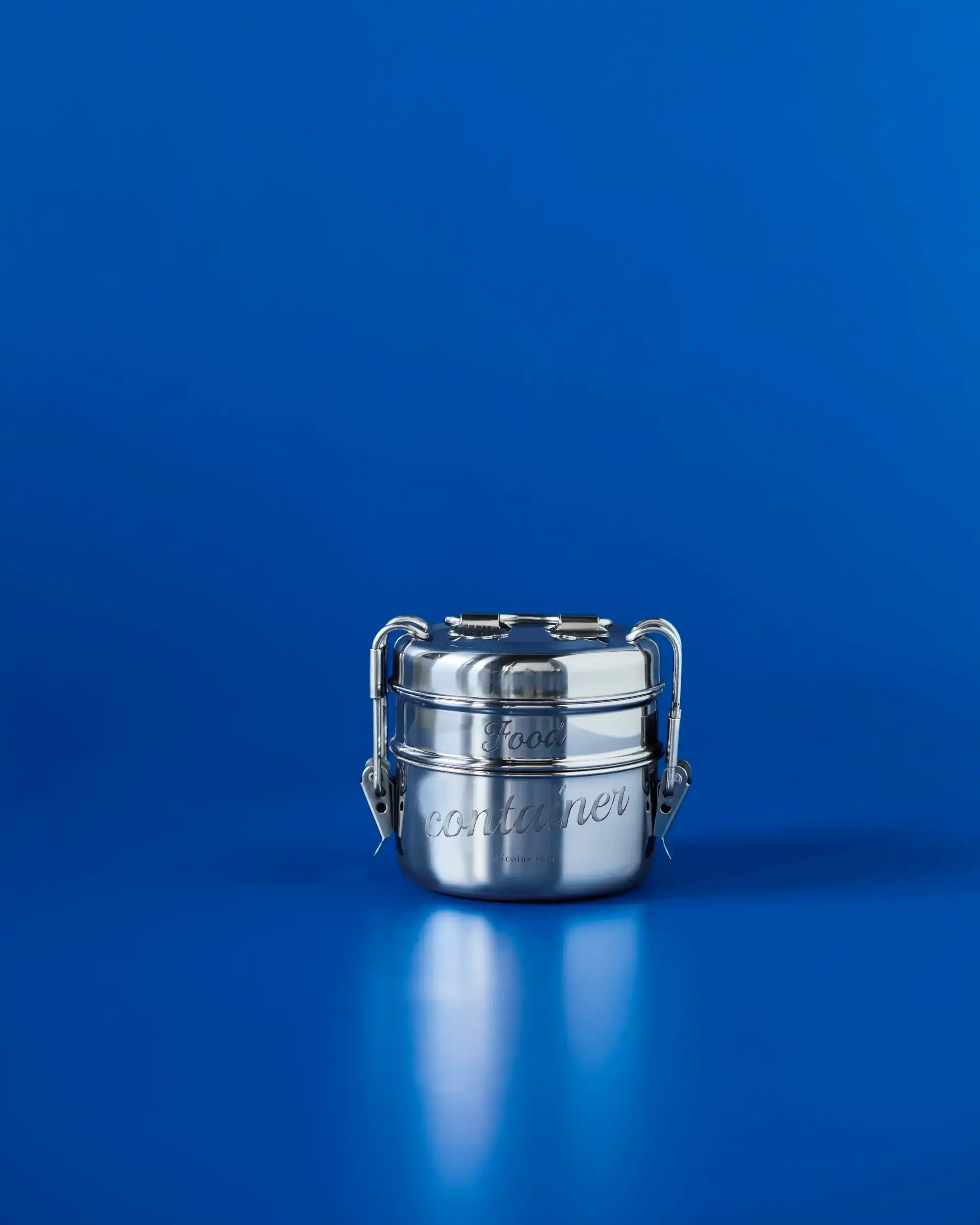 Lunchbox Container Zilver, 10cm - Nicolas Vahé