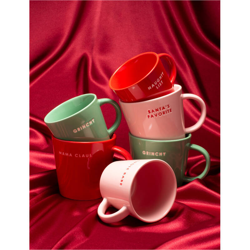 Vondels - Espressokop SANTA'S BFF, Roze, 80ml