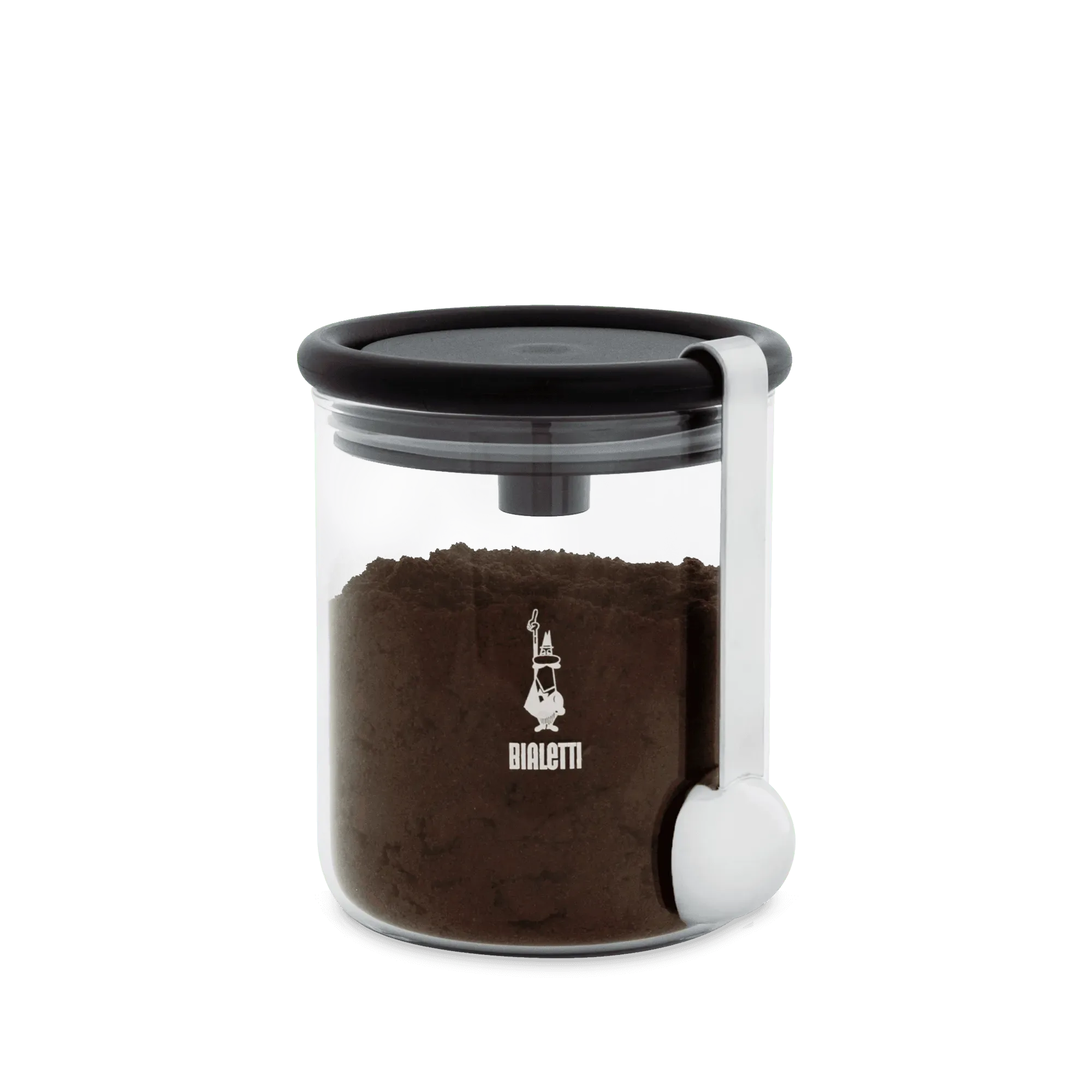 Bialetti – Glazen koffiebewaarbus met maatlepel