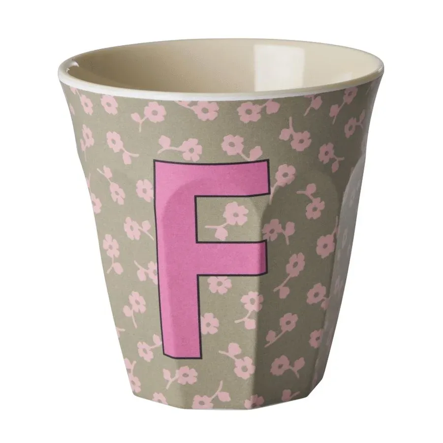 Rice, Alfabet beker, roze, Flowers