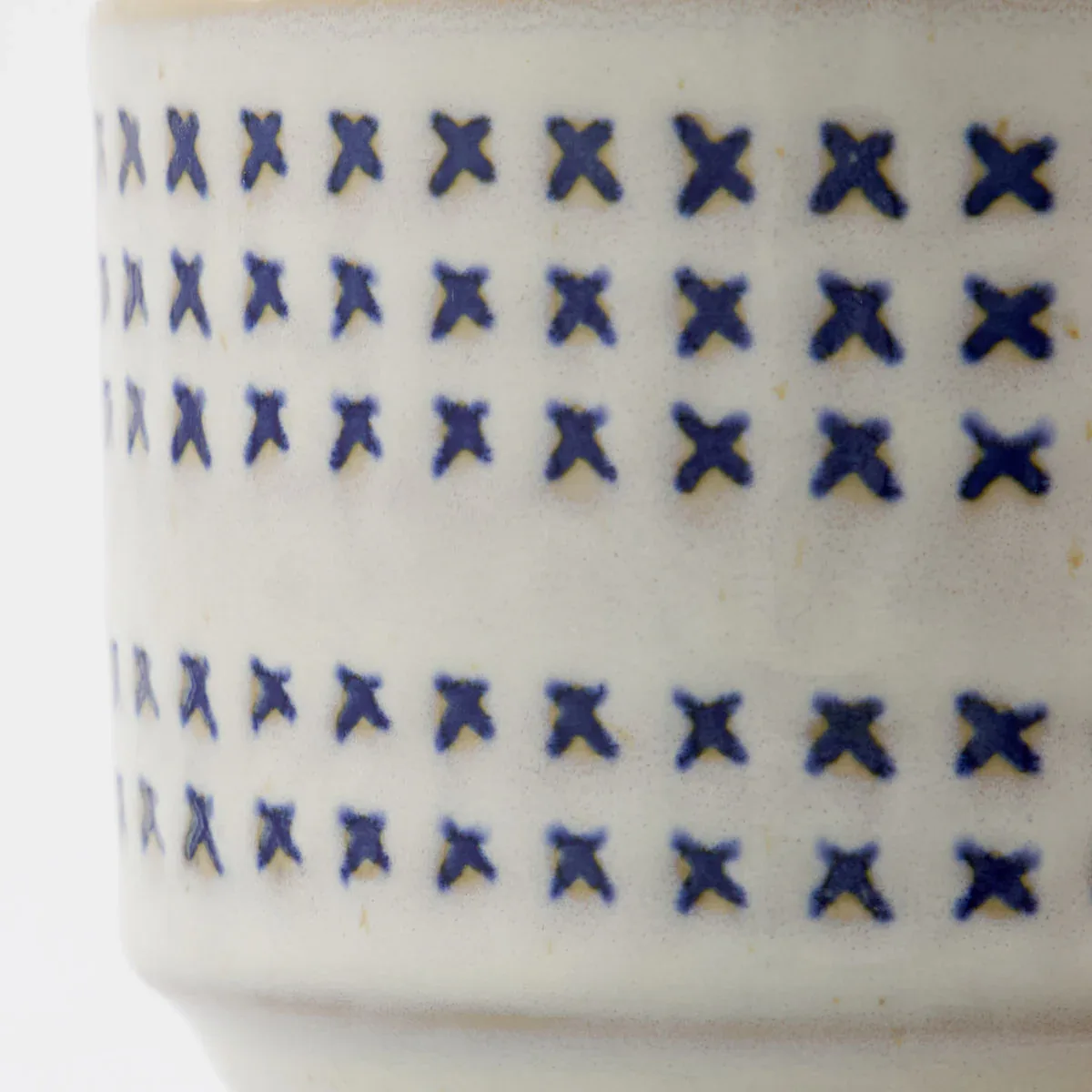House Doctor - Mug Stich, Off-white, Set 3st