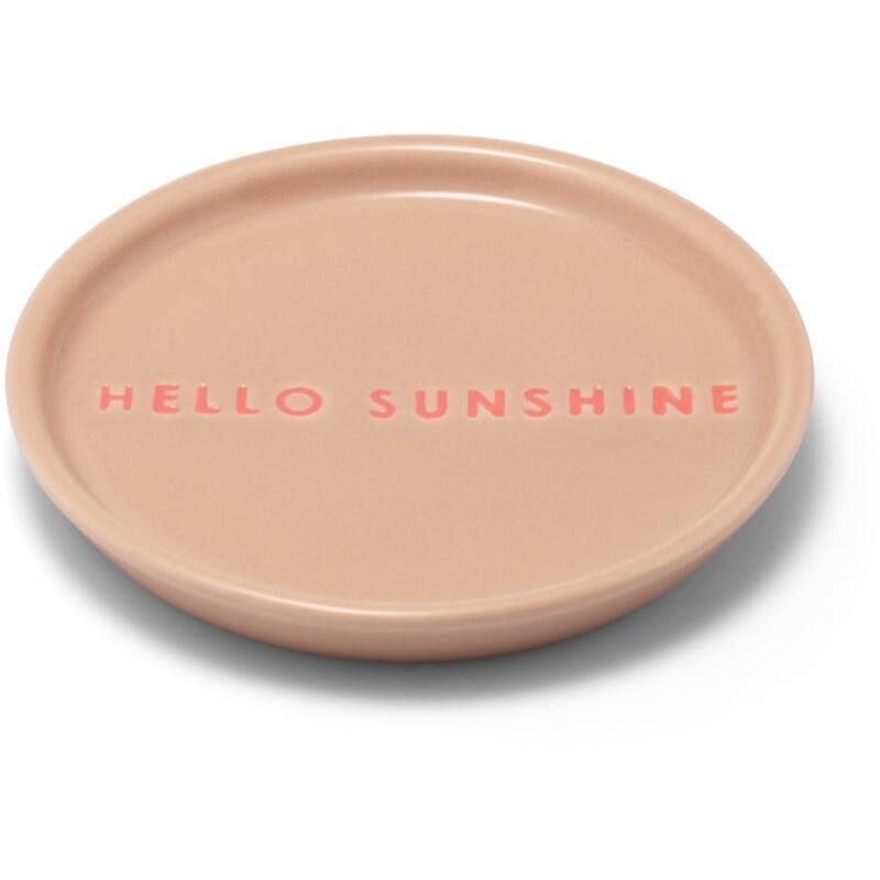 Vondels - Schoteltje HELLO SUNSHINE, Beige, ø8,5 cm