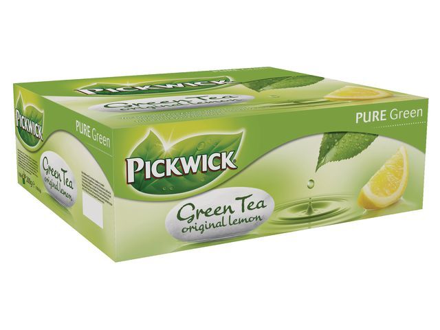 Pickwick Green Tea Lemon, 100x2gram met envelop UTZ