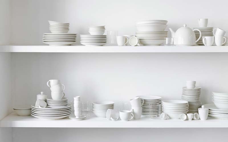 Theetip wit, vtwonen servies