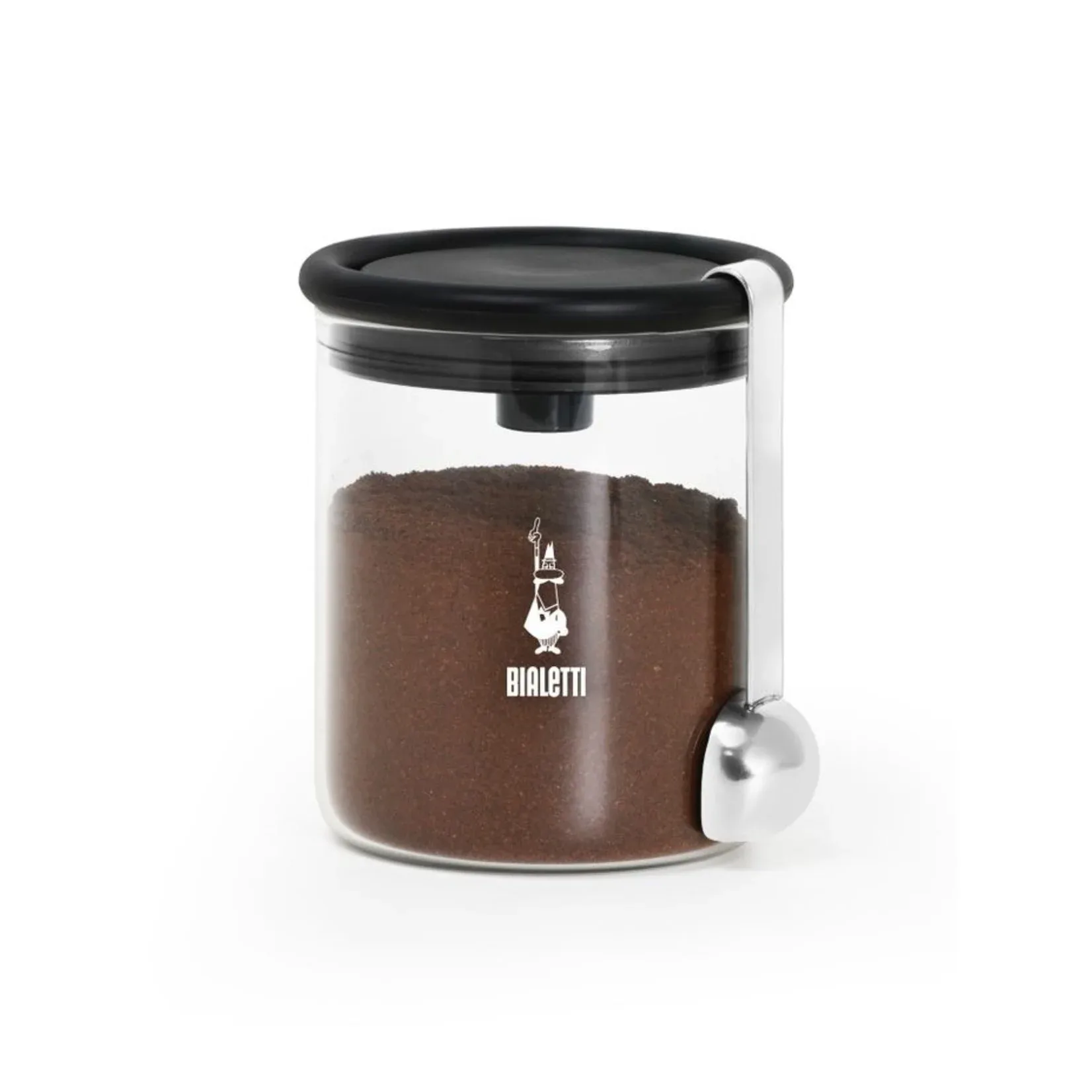Bialetti – Glazen koffiebewaarbus met maatlepel