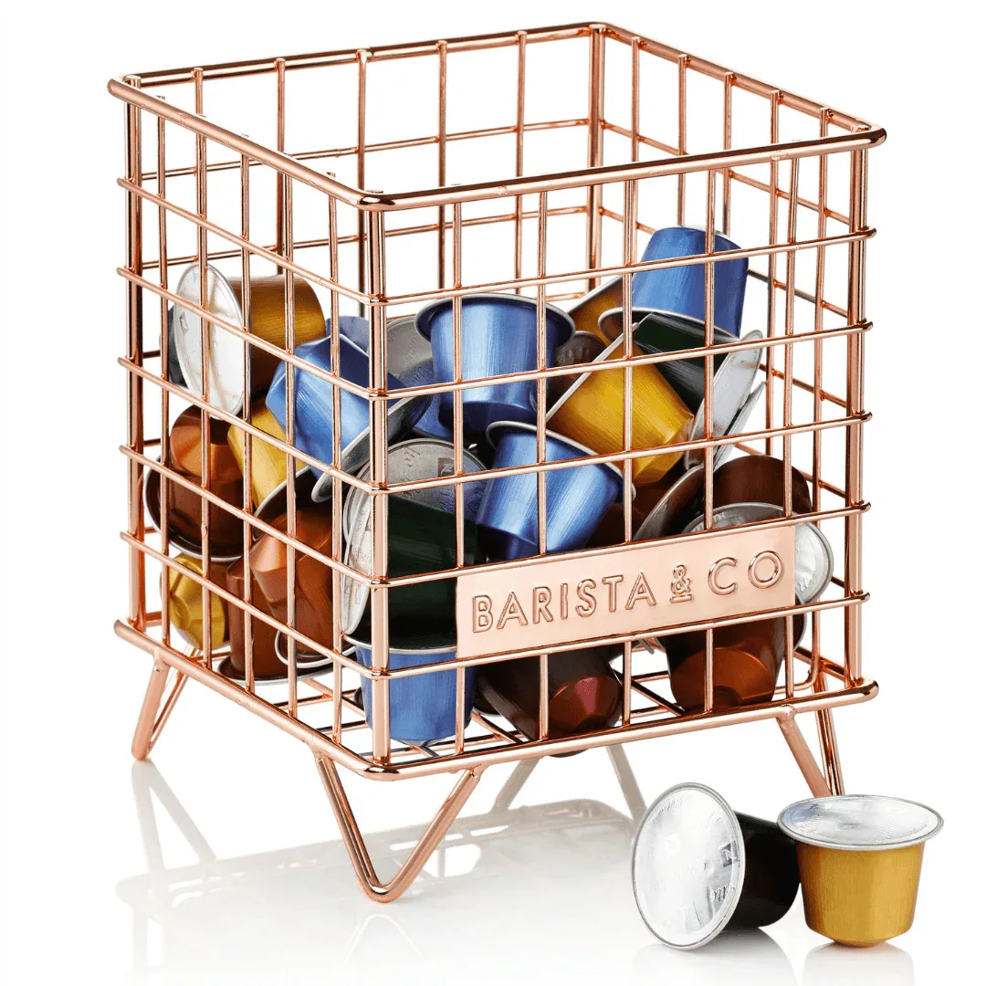 Barista & Co - Coffee Pod Cage, Copper