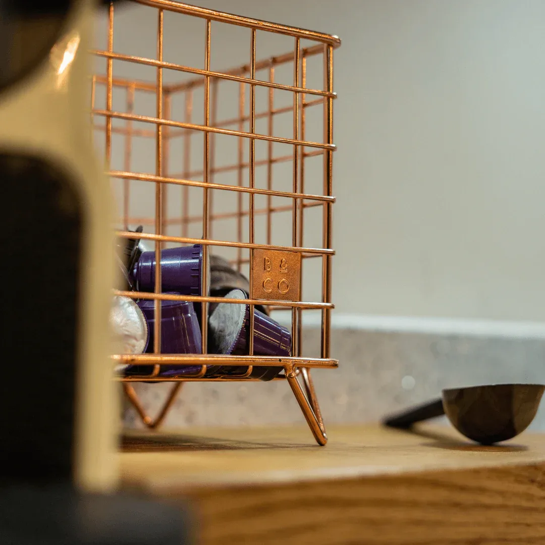 Barista & Co - Coffee Pod Cage, Copper