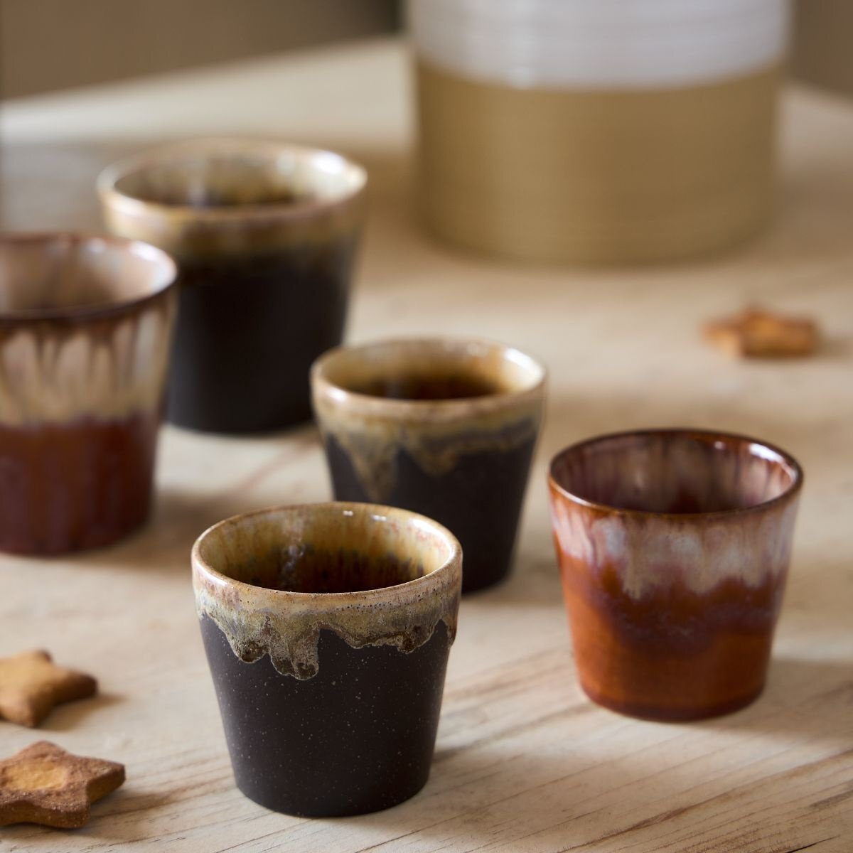 Costa Nova Poterie, espresso kopje, 70ml, Caramel-Latte
