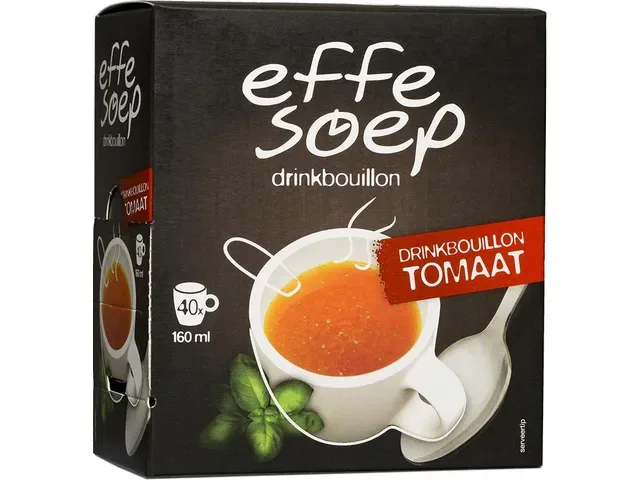 Effe Soep - Tomaat Drinkbouillon Sticks, 40x 160ml