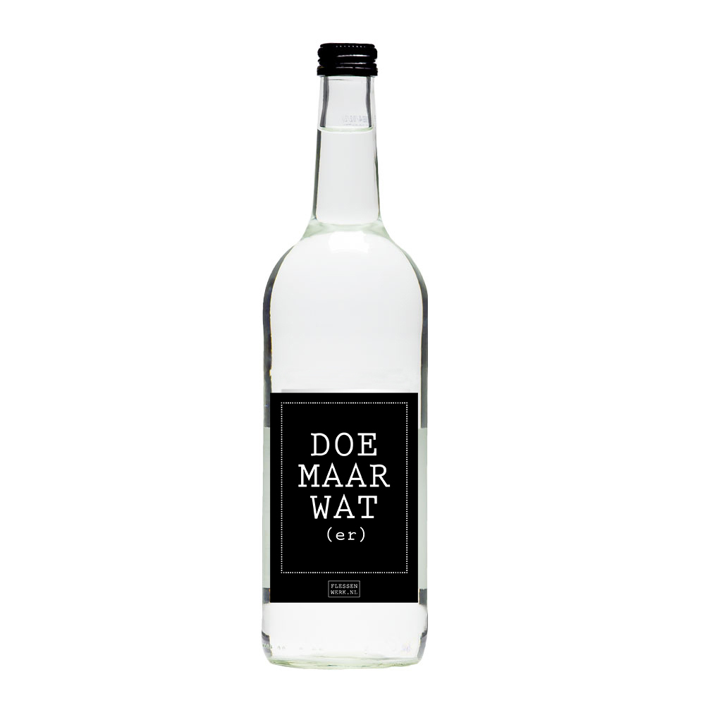 Doe maar wat(er) - Bruiswater, Flessenwerk