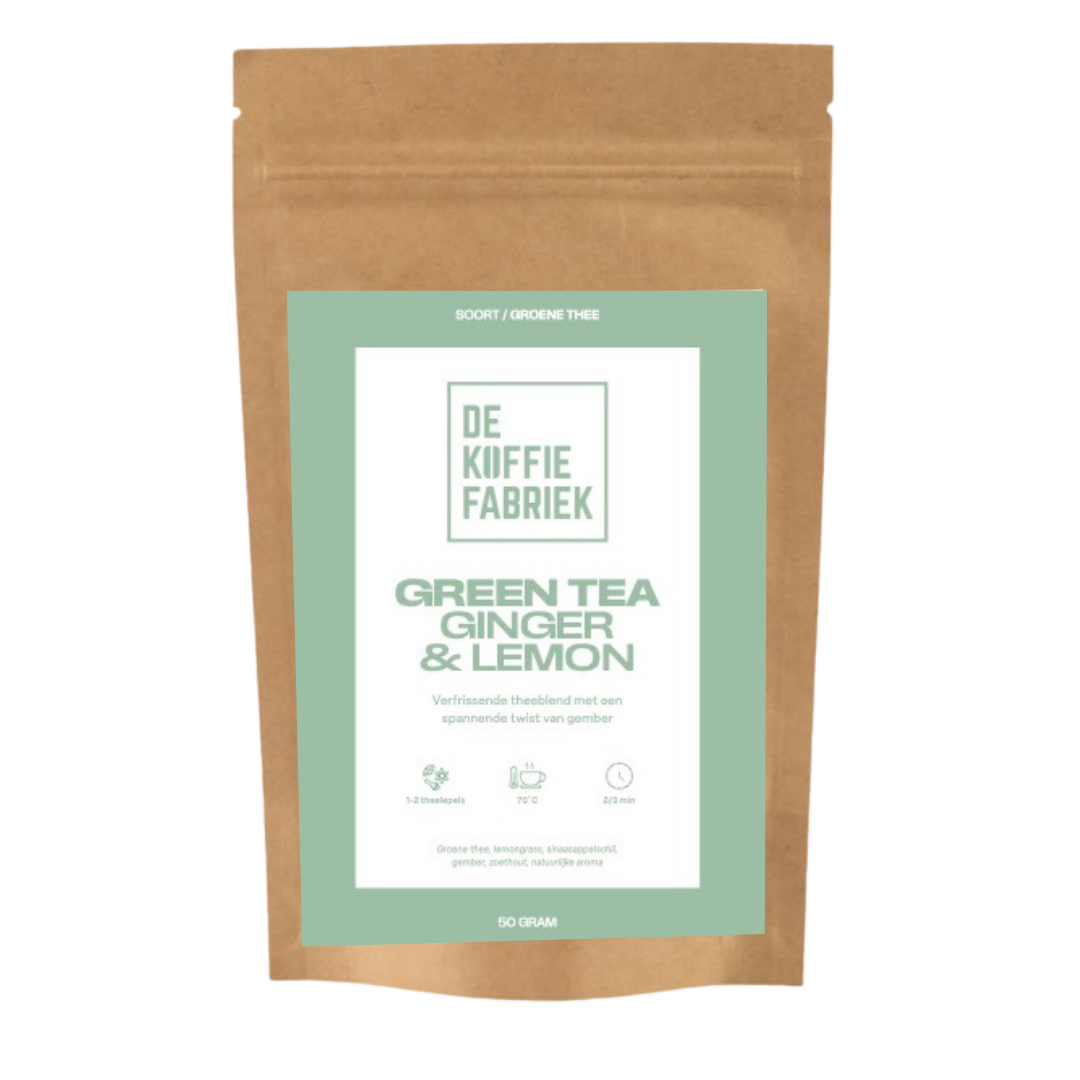 Green Tea Ginger & Lemon, 50 gram