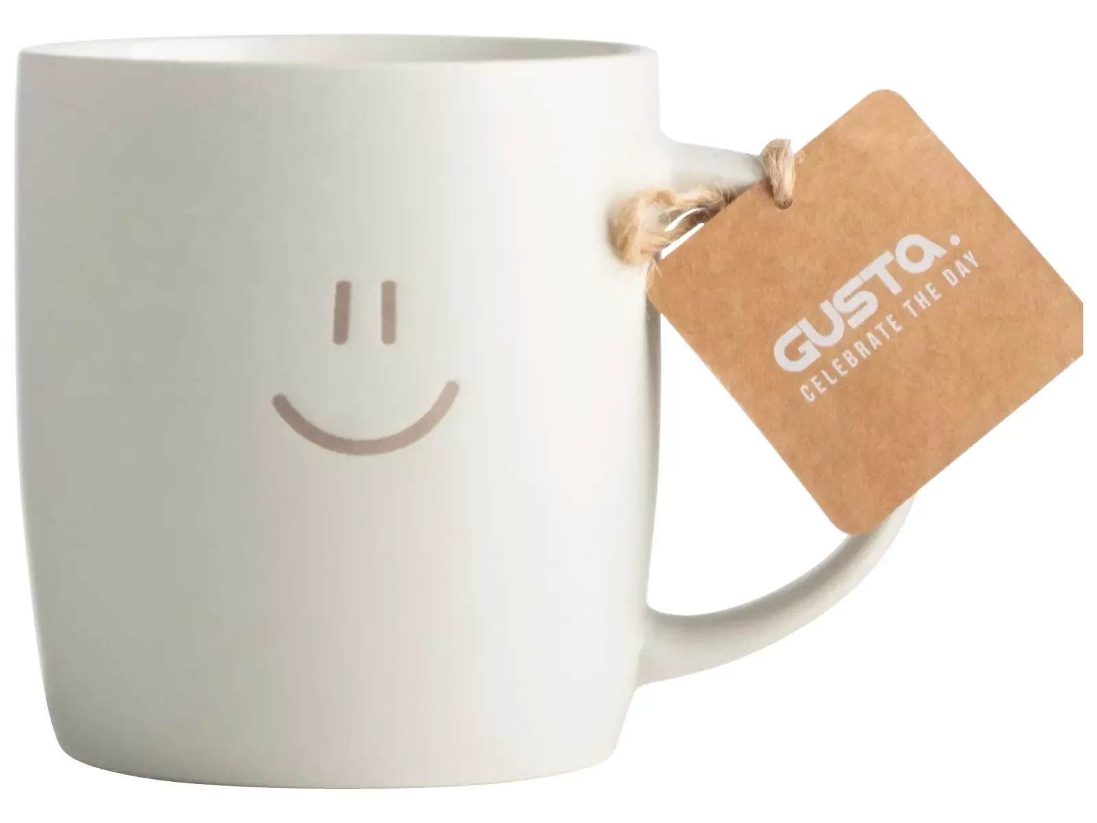 Gusta - Mok met Smiley, 340ml