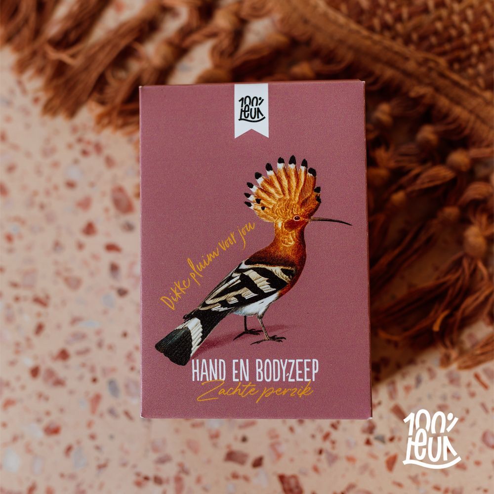 Hand en bodyzeep 'Dikke pluim' – 100% Leuk
