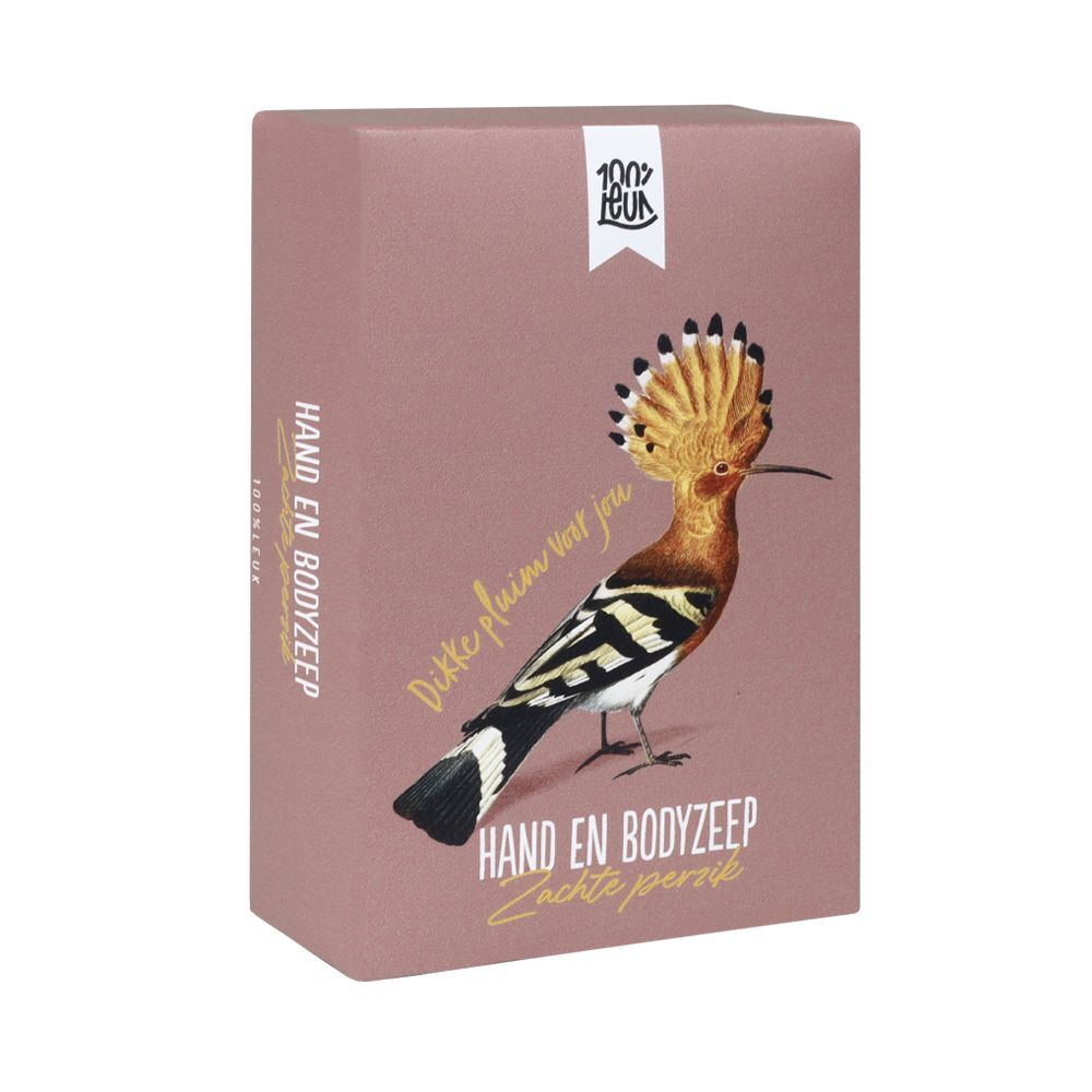 Hand en bodyzeep 'Dikke pluim' – 100% Leuk