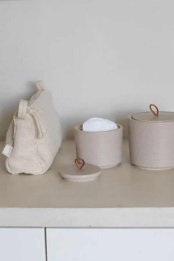Leeff – Keramieken voorraadpot, Groot, Taupe