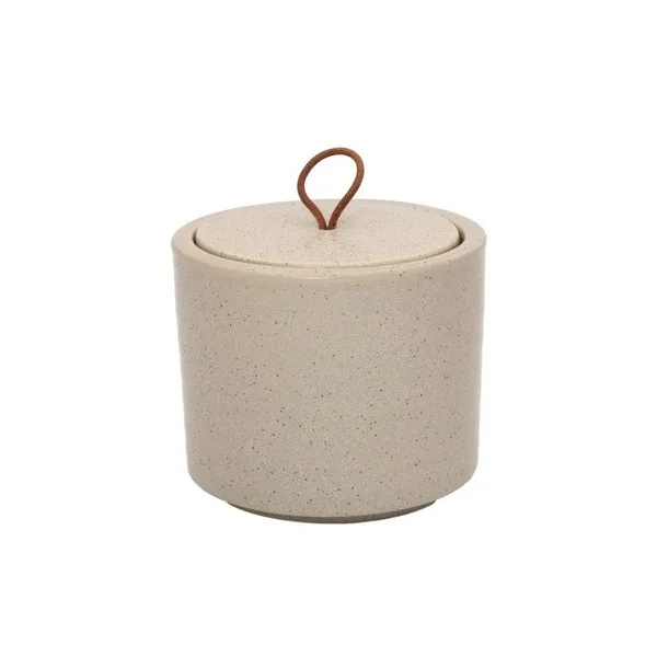 Leeff – Keramieken voorraadpot, Taupe