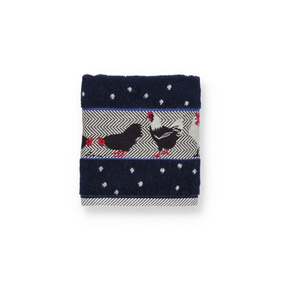 Bunzlau Castle - Keukendoek Donkerblauw, 'Kip'