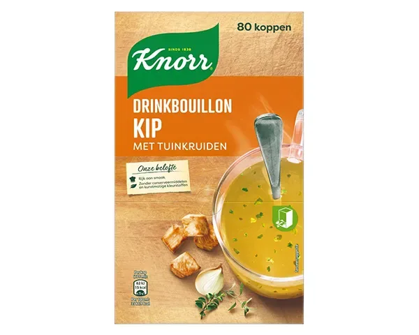 Knorr Drinkbouillon Kip 80 zakjes