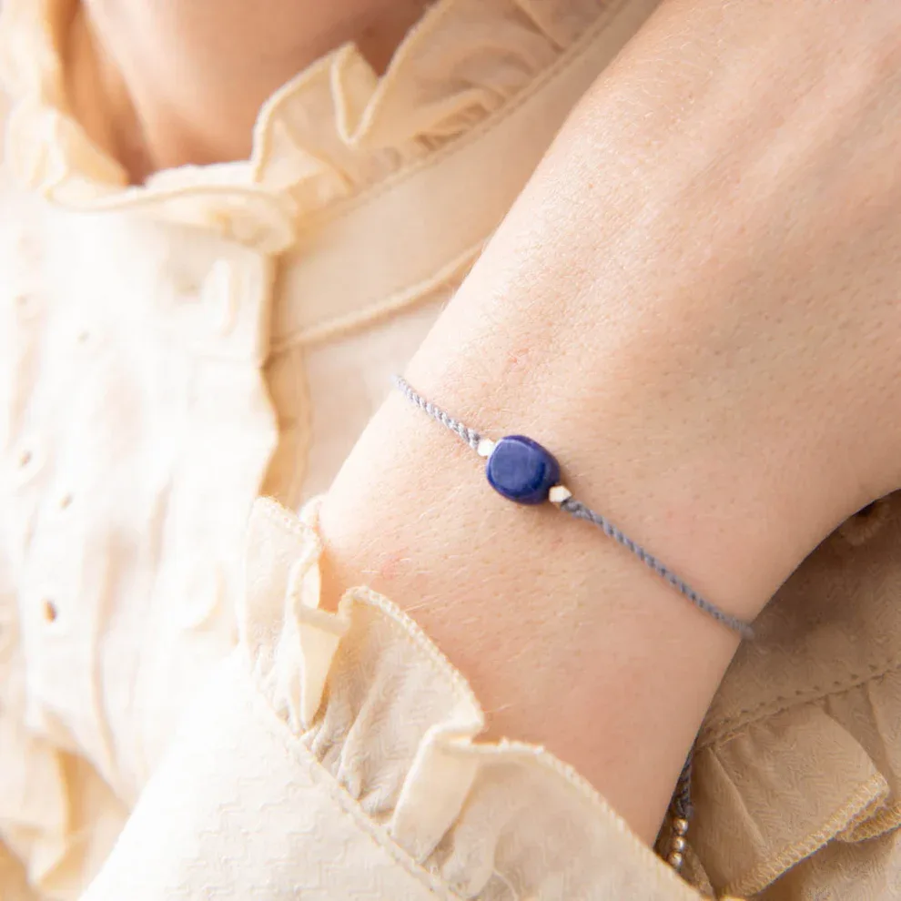 A Beautiful Story – Edelsteenkaart met armband, Lapis Lazuli