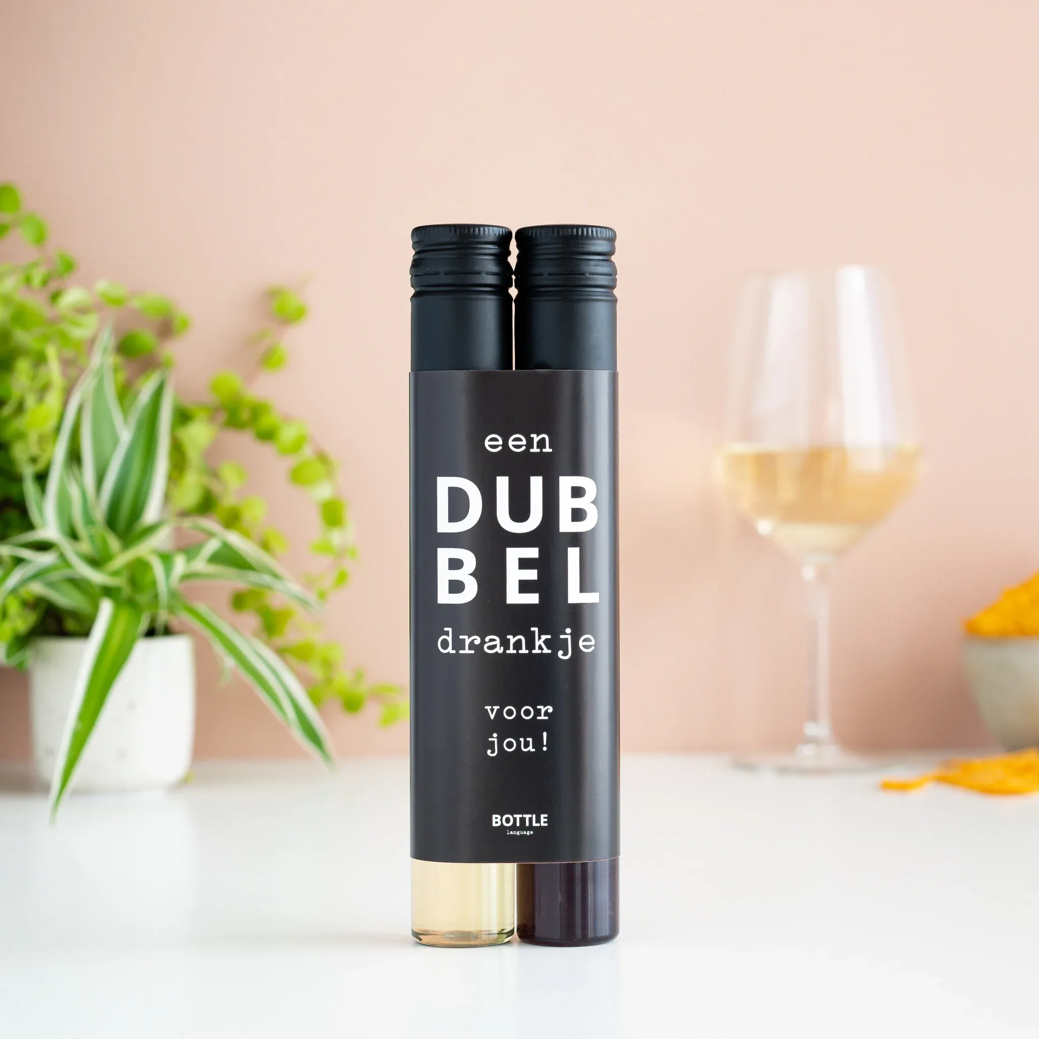 n Dubbel drankje - voor jou! - Bottle Language