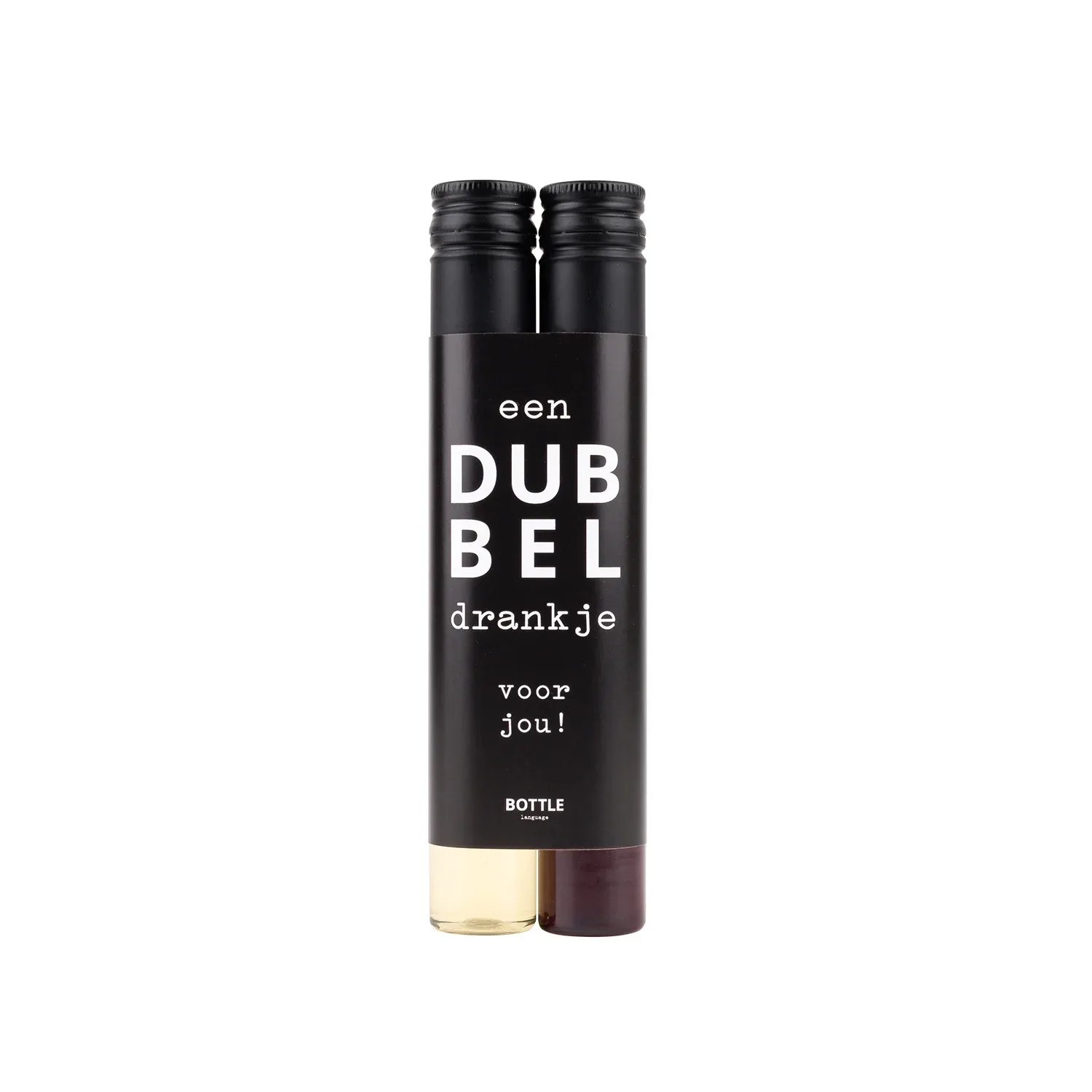 n Dubbel drankje - voor jou! - Bottle Language