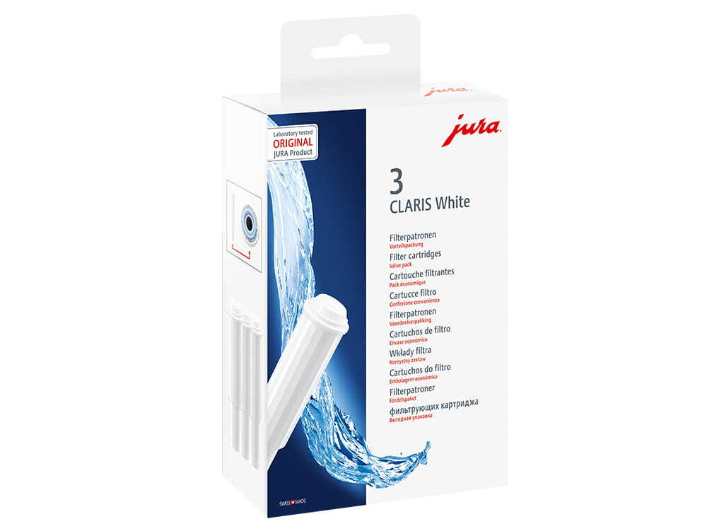 JURA CLARIS White-filterpatroon - Set met 3 filters
