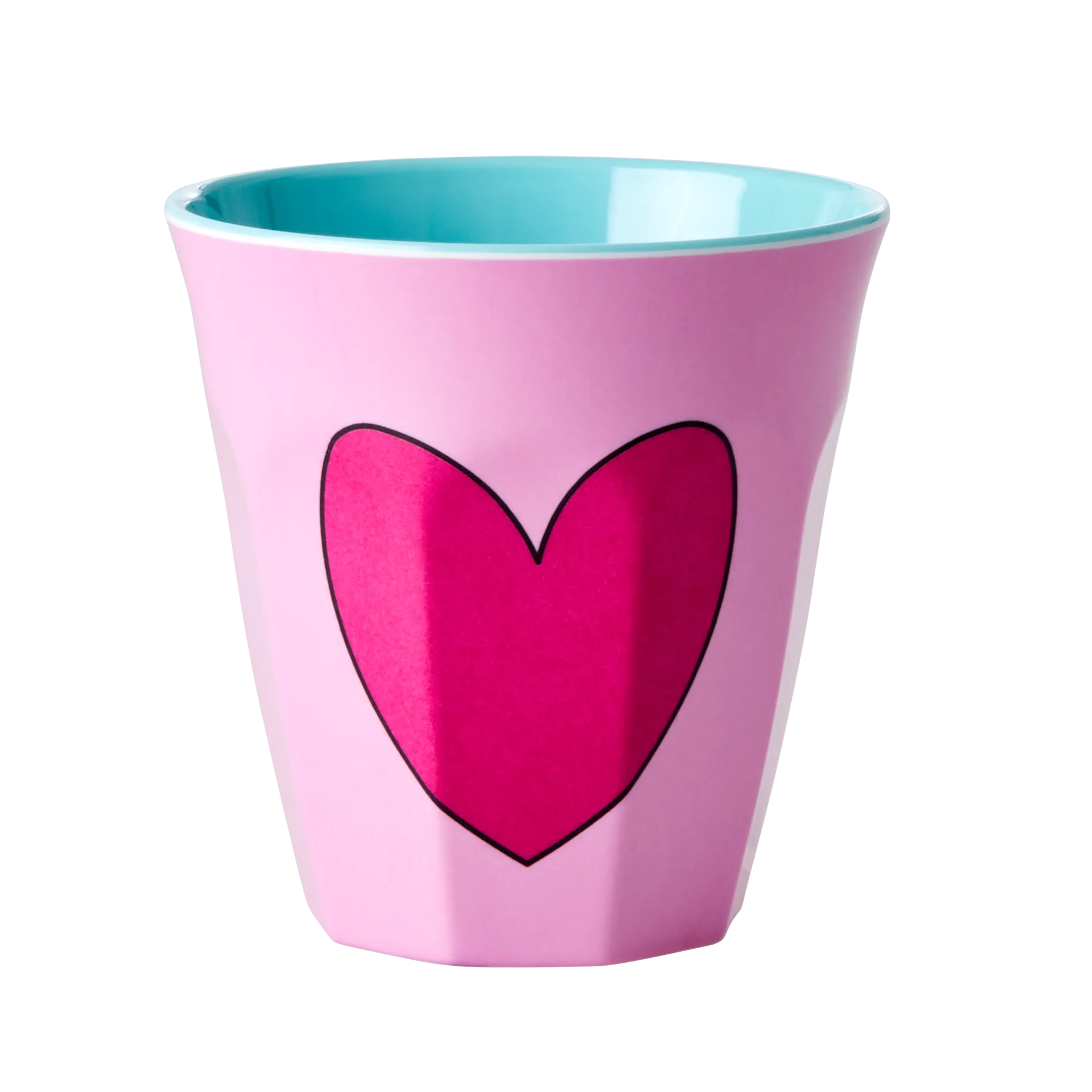 Rice, beker hart roze - middelgroot
