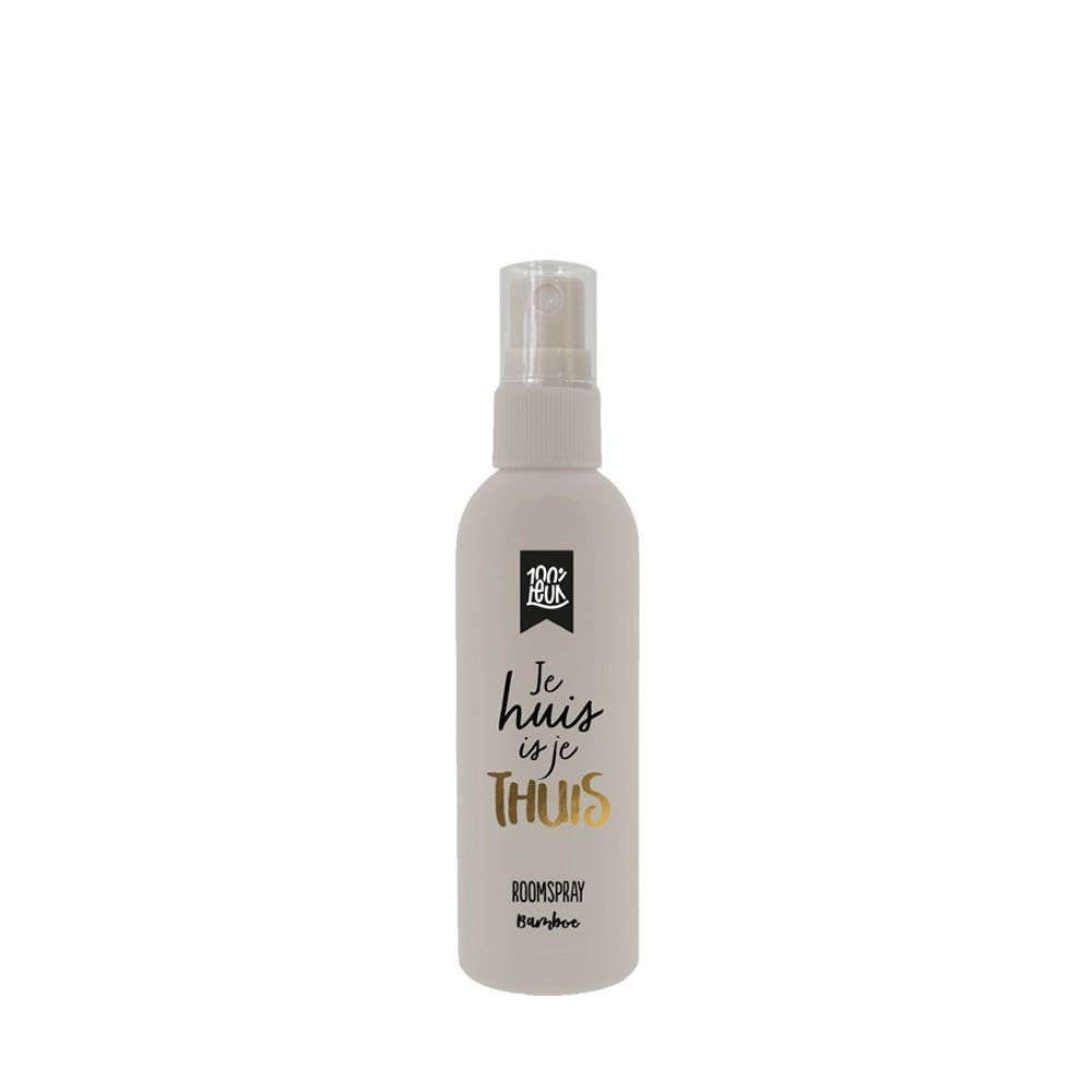 Roomspray 'Je huis is je thuis' – 100% Leuk