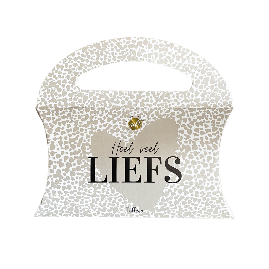 The Big Gifts - Snoep tasje, 'Veel Liefs'