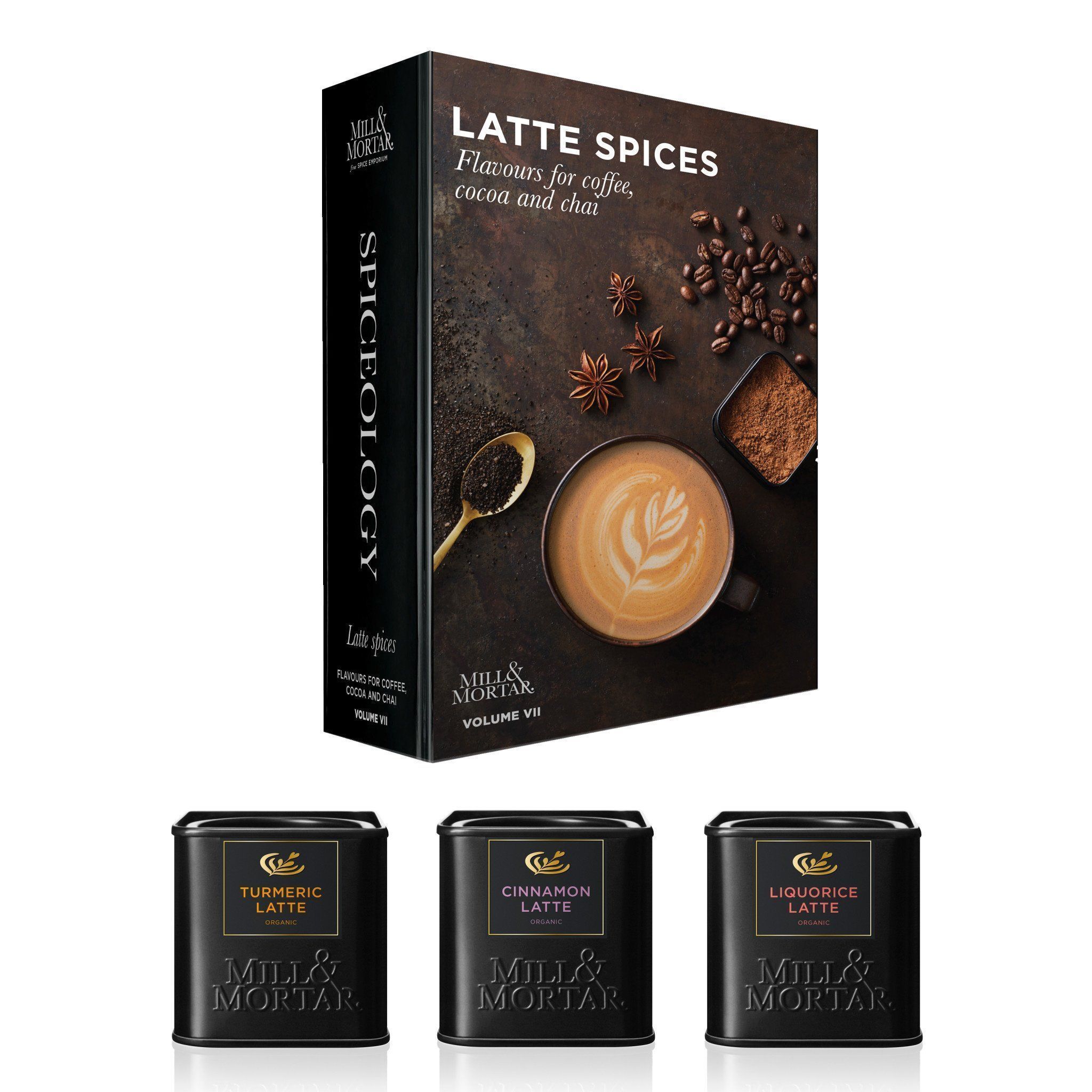 Mill&Mortar - The Spice Box 'Latte Spices', set van 3x50gr