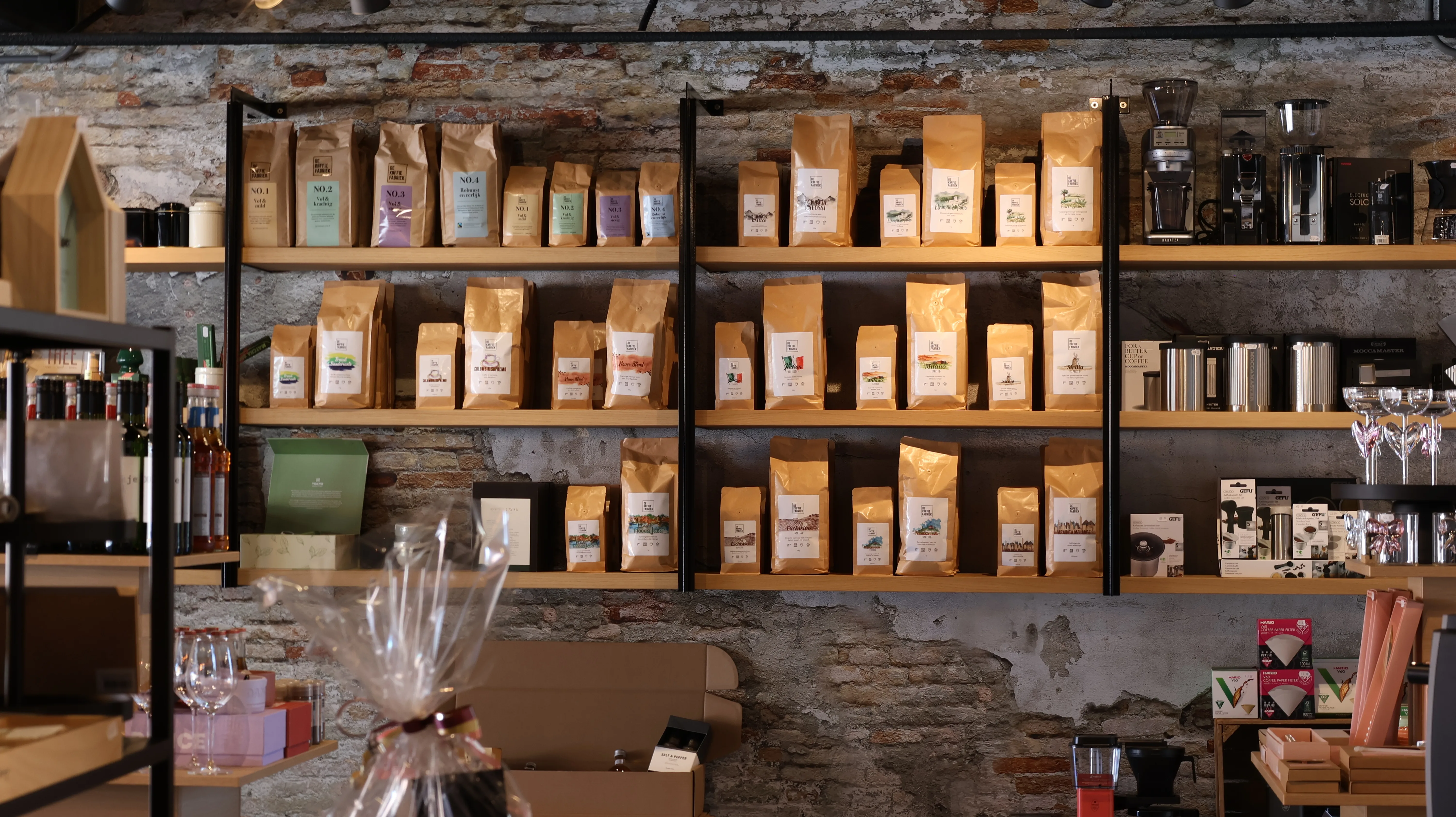 Altijd koffie op voorraad