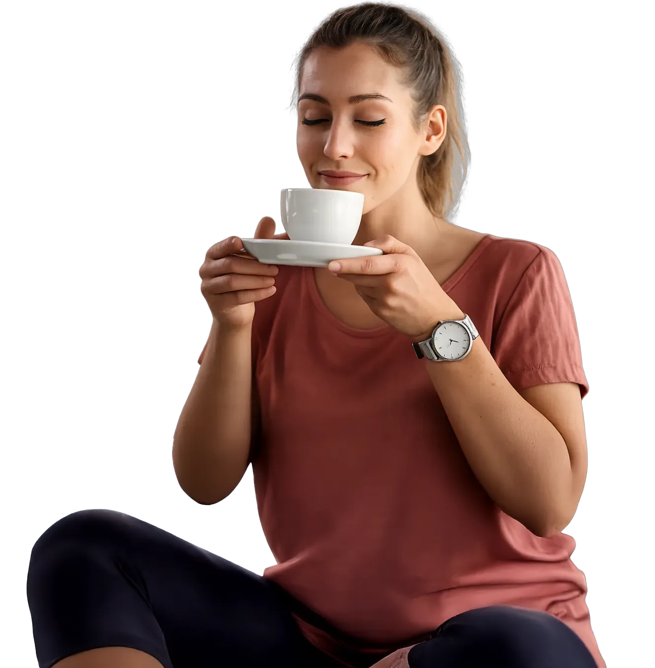 Koffiegids vrouw