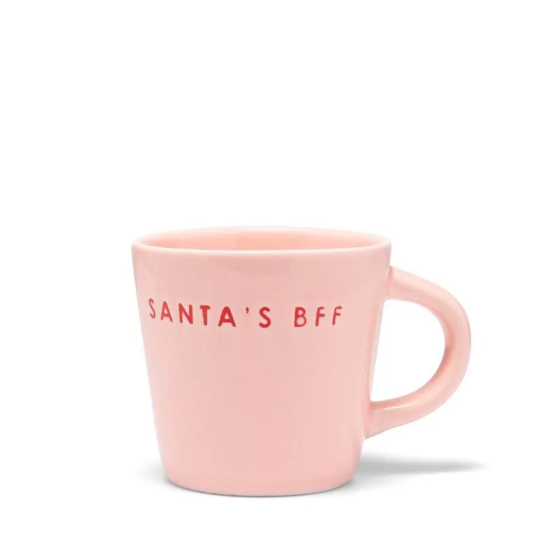 Vondels - Espressokop SANTA'S BFF, Roze, 80ml