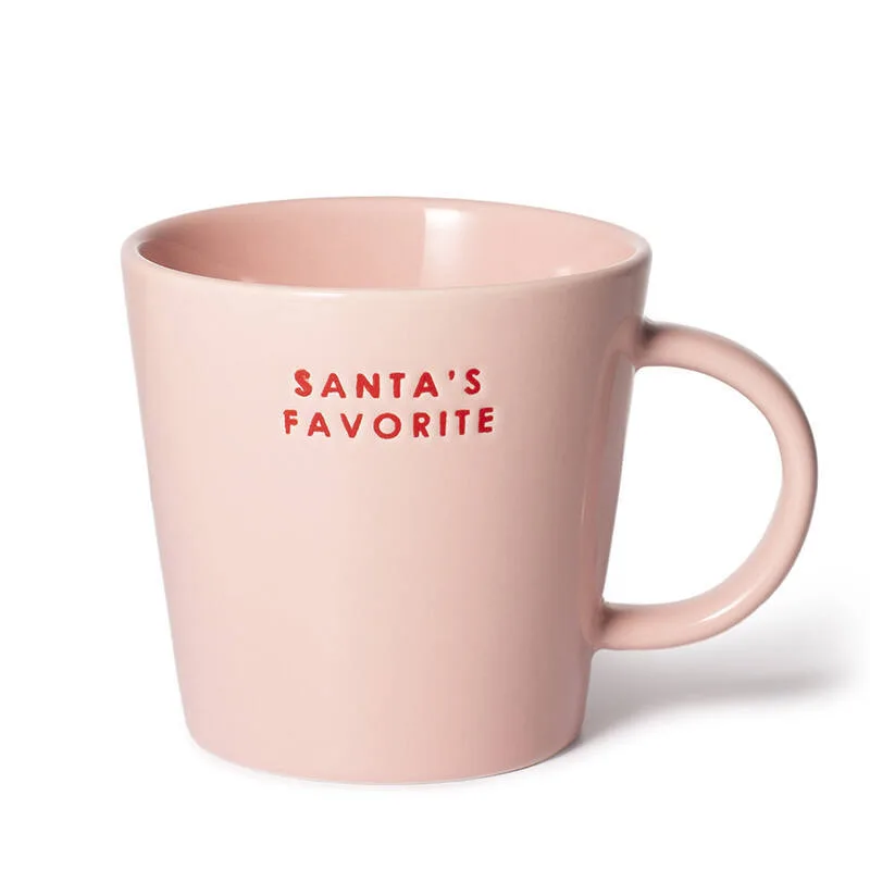 Vondels - Theekop SANTA'S FAVORITE, Roze, 350ml