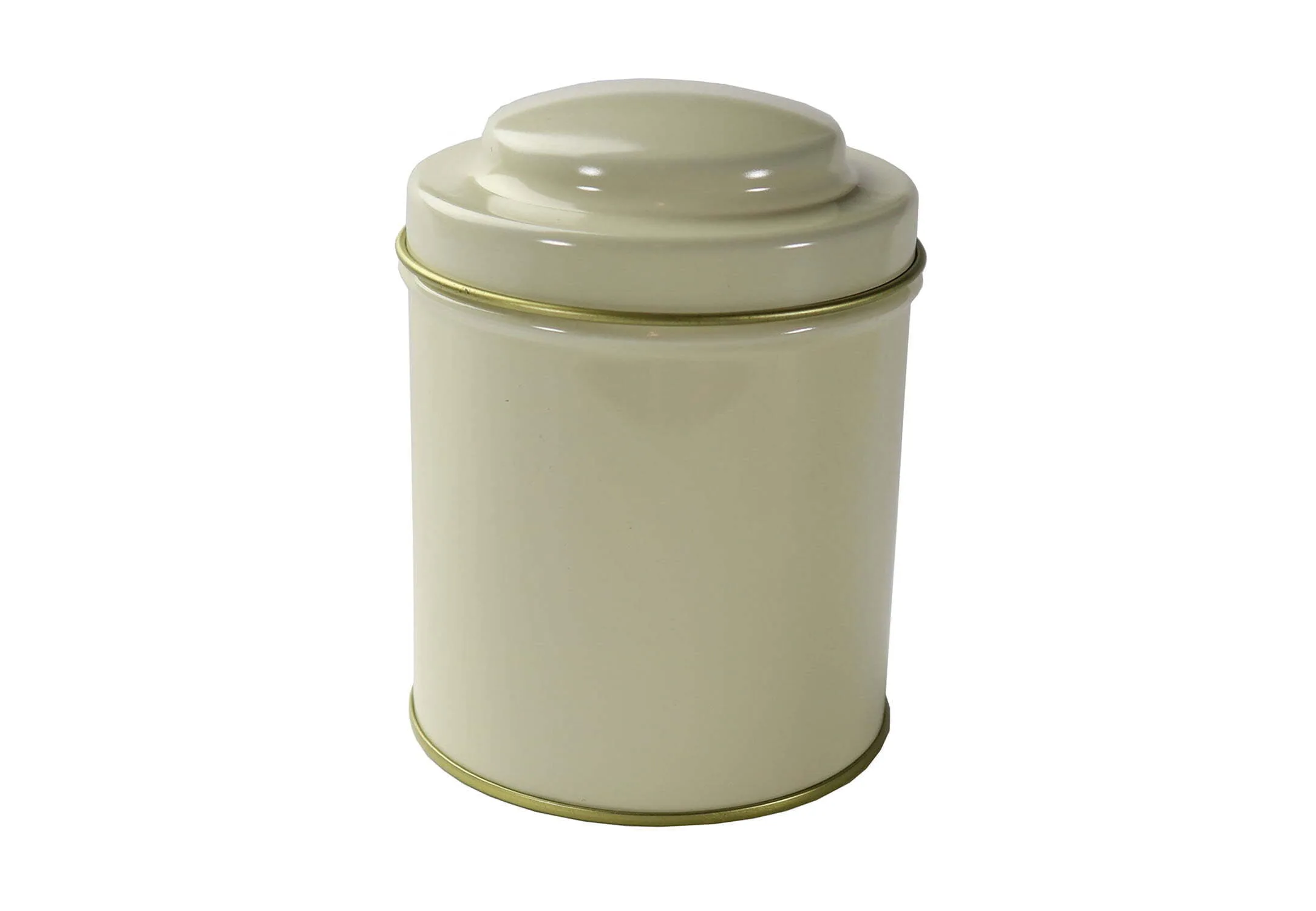 Shamila - Theeblik rond, crème, 125 gram