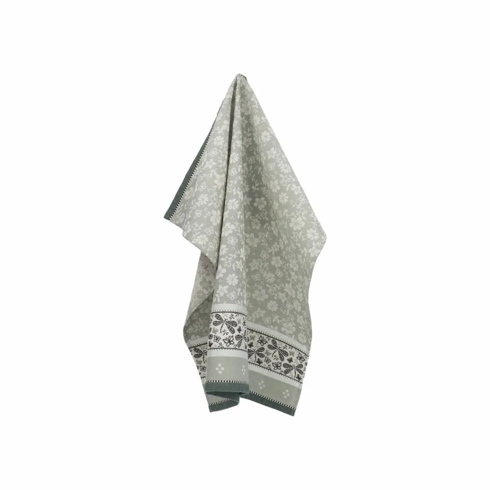 Bunzlau Castle - Keukendoek Donkergroen, 'Dragonfly'