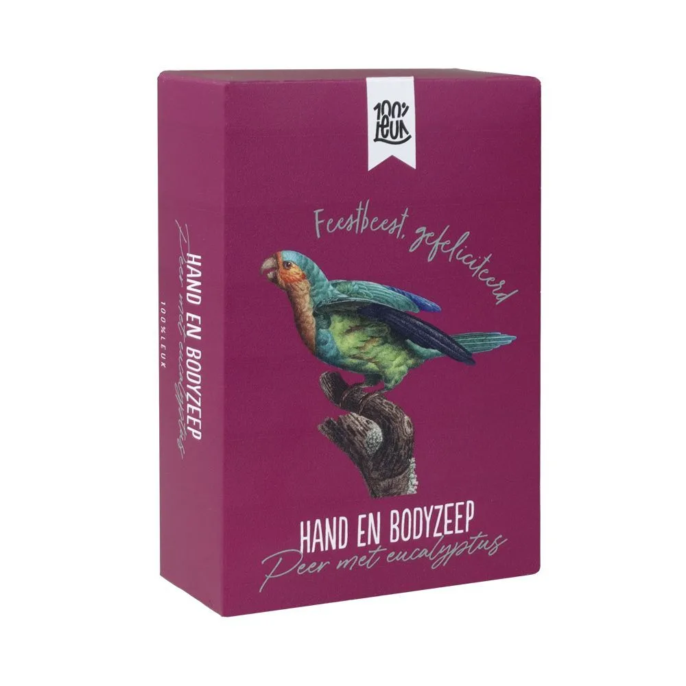 Hand en bodyzeep 'Feestbeest' – 100% Leuk