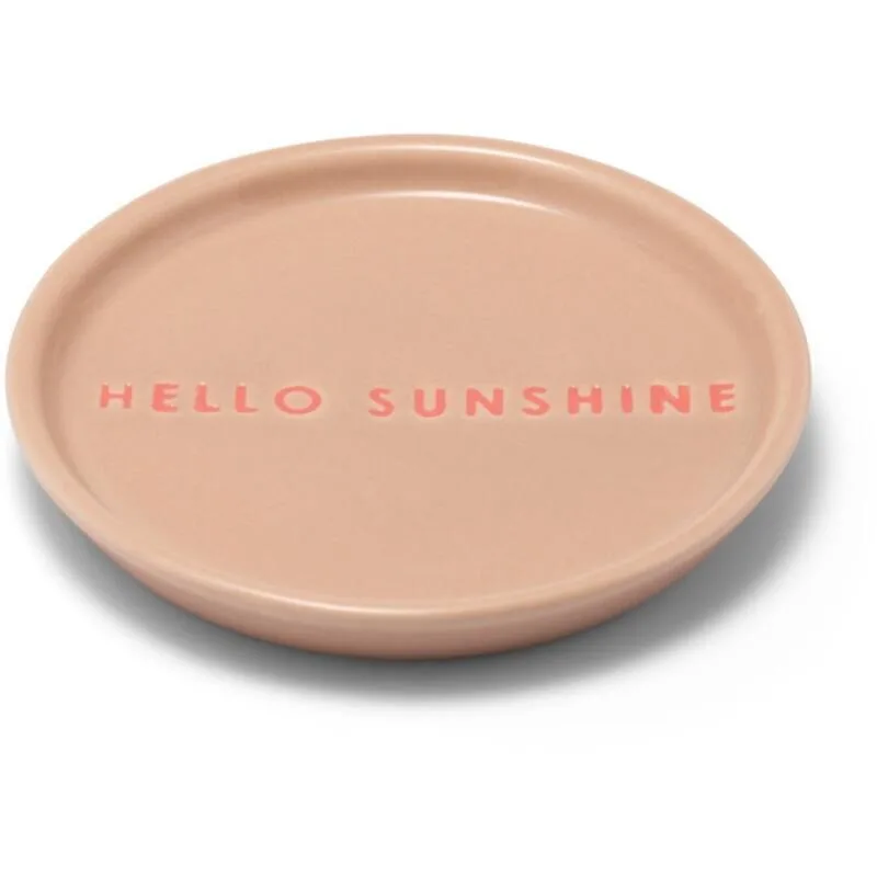 Vondels - Schoteltje HELLO SUNSHINE, Beige, ø8,5 cm