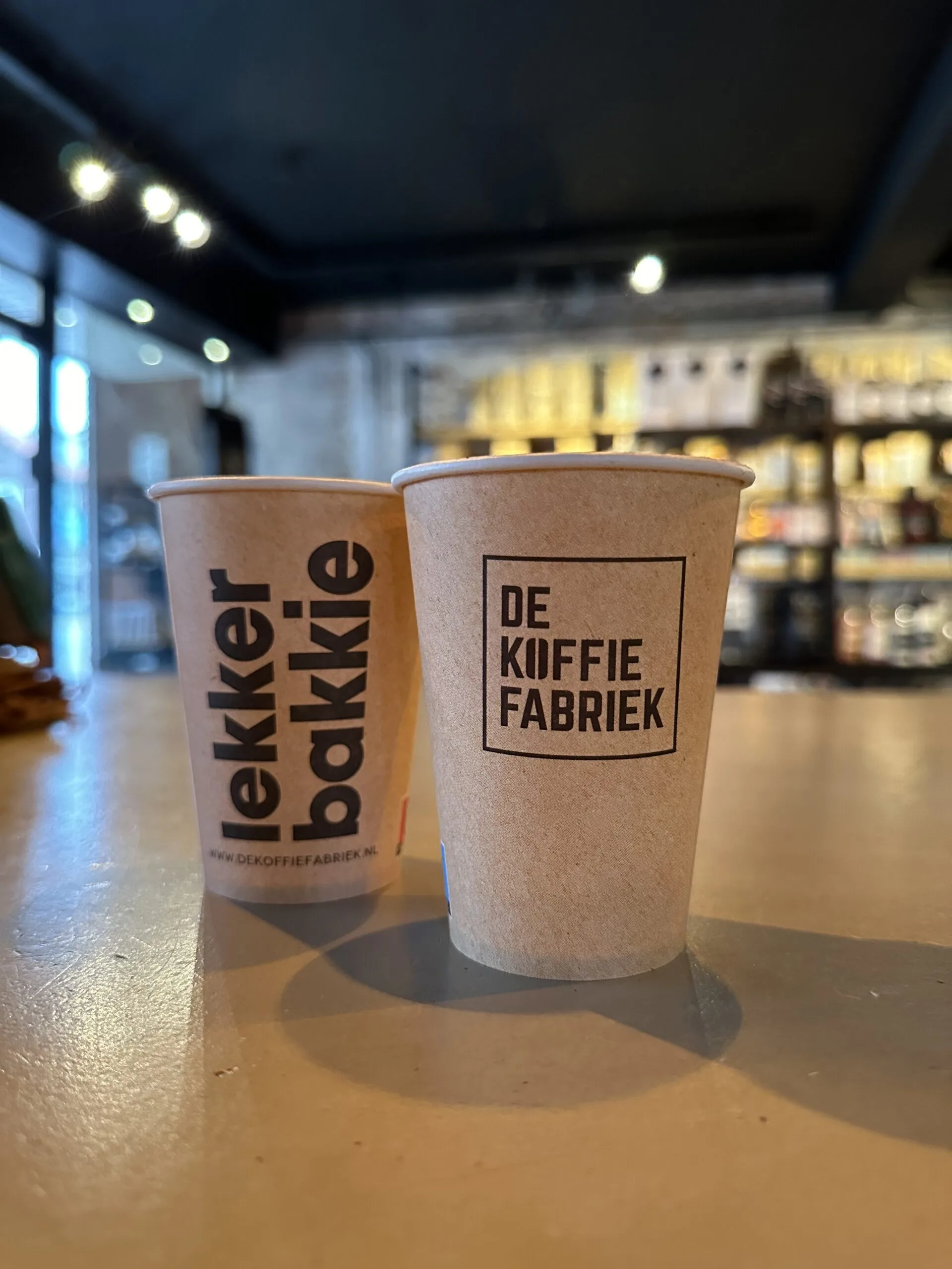 Koffiebeker De Koffiefabriek Lekker Bakkie - Low PE - 2500 x 180ml