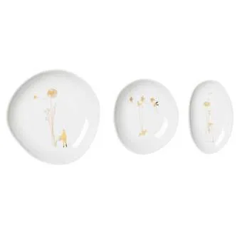 Räder, Schalenset Wonderland, wit met goud