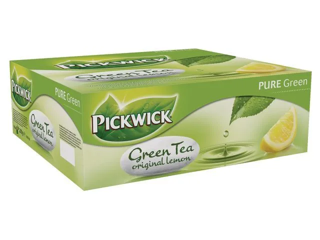 Pickwick Green Tea Lemon, 100x2gram met envelop UTZ
