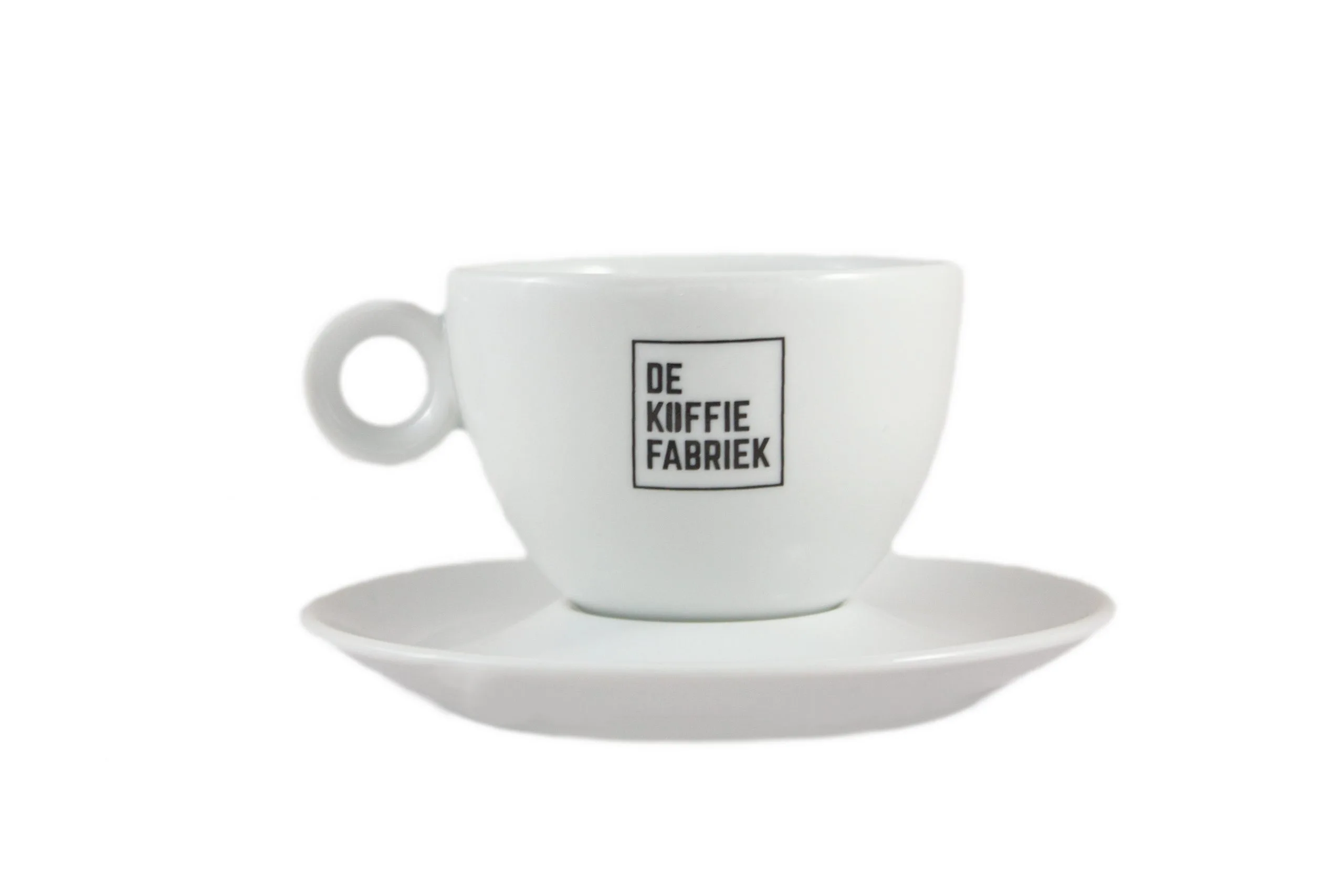 De Koffiefabriek Cappuccinokop Schotel 20 cl