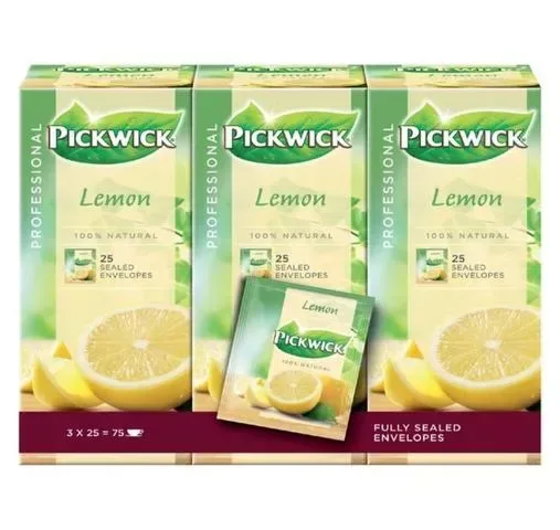 Pickwick Professional Lemon, 75x1,5gram met envelop