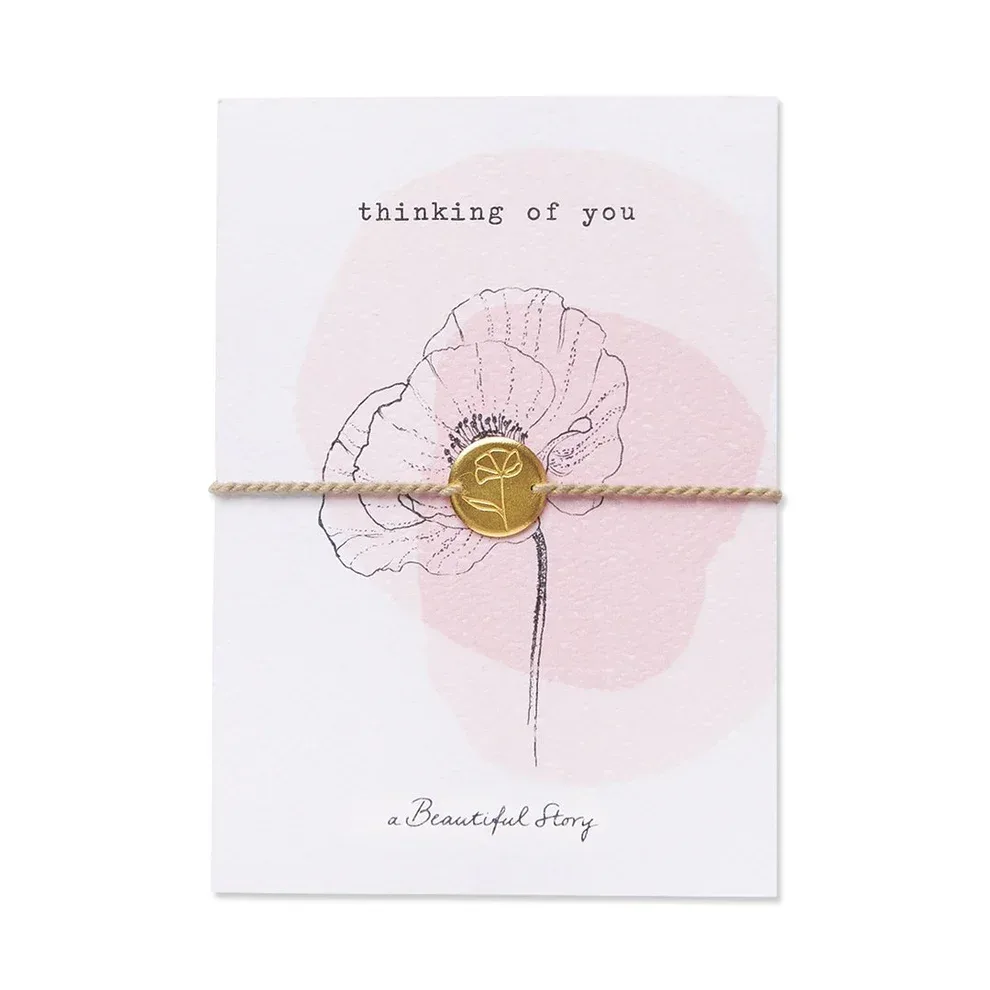 A Beautiful Story - Sieraden Ansichtkaart Poppy