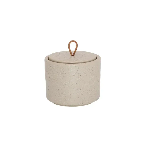 Leeff – Keramieken voorraadpot, Groot, Taupe