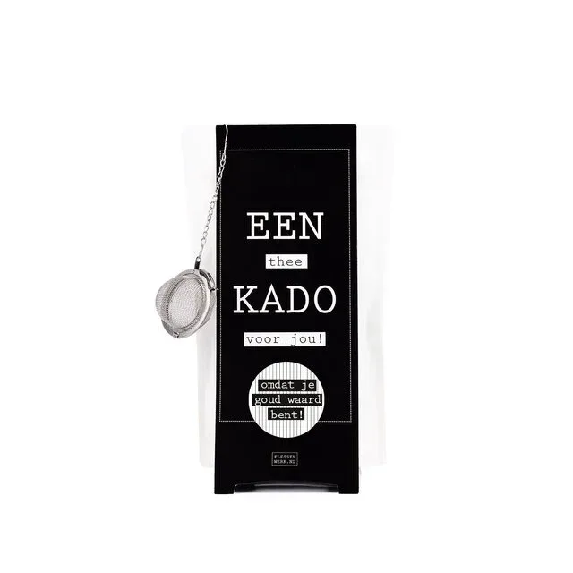 Flessenwerk - Een thee KADO voor jou! 'Omdat je goud waard bent'